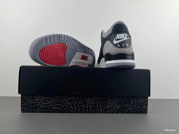 Rep TBkick Jordan DN3707-010 Black Cement 3 Air 0801